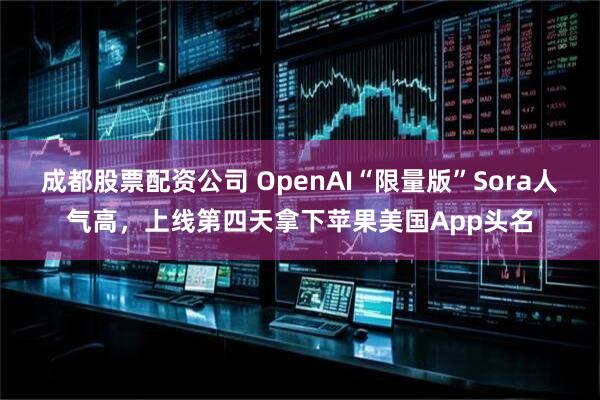 成都股票配资公司 OpenAI“限量版”Sora人气高，上线第四天拿下苹果美国App头名